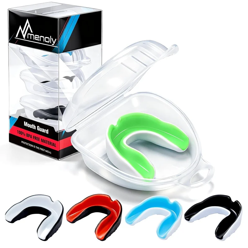 Kids mouthguard set, Small · Five guards with cases, view 1