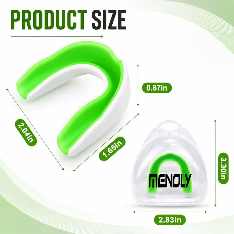 Kids mouthguard set, Small · Five guards with cases, view 3